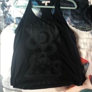 Multiple black tank tops